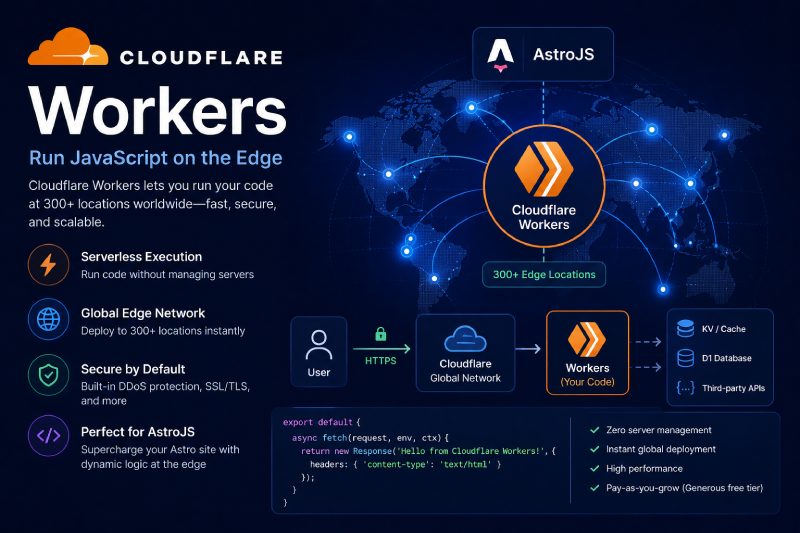 Cloudflare Workers Free AstroJS Hosting service for fast edge deployment