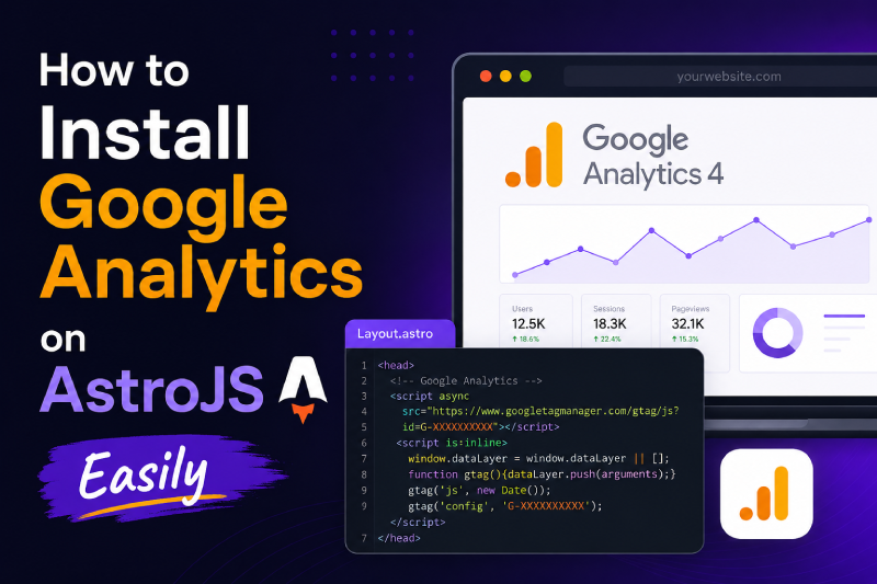 Google Analytics on AstroJS Easily